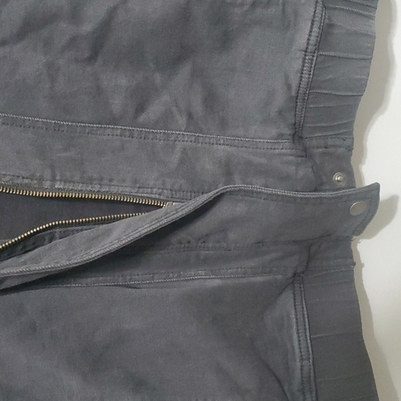 Sonoma jacket women's size xl black snap old school look hidden zipper elastic - Picture 7 of 10